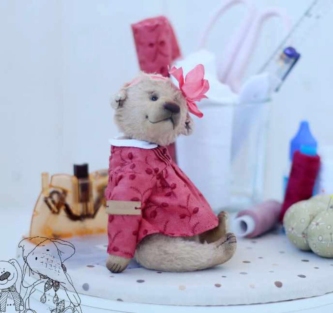 МК по пошиву платья для медведика (glarchik Лариса Гаврикова)