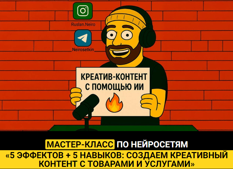 5 эффектов + 5 навыков: создаем креативный контент с товарами и услугами (Руслан Хасаншин)