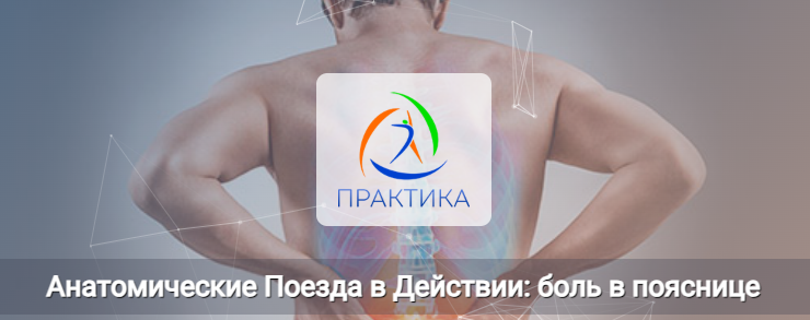 [Центр Практика] Анатомические Поезда в Действии: боль в пояснице  (Анна Щербина)