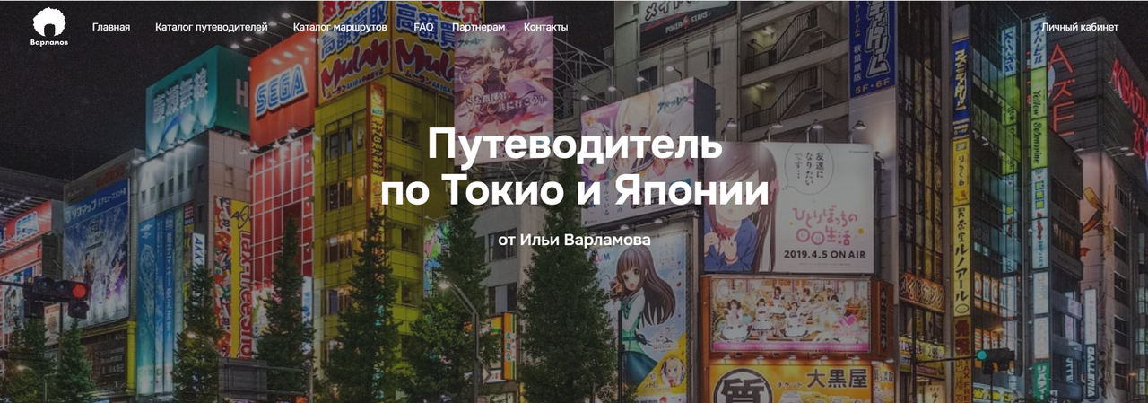 Путеводитель по городу Токио и Японии (Илья Варламов)