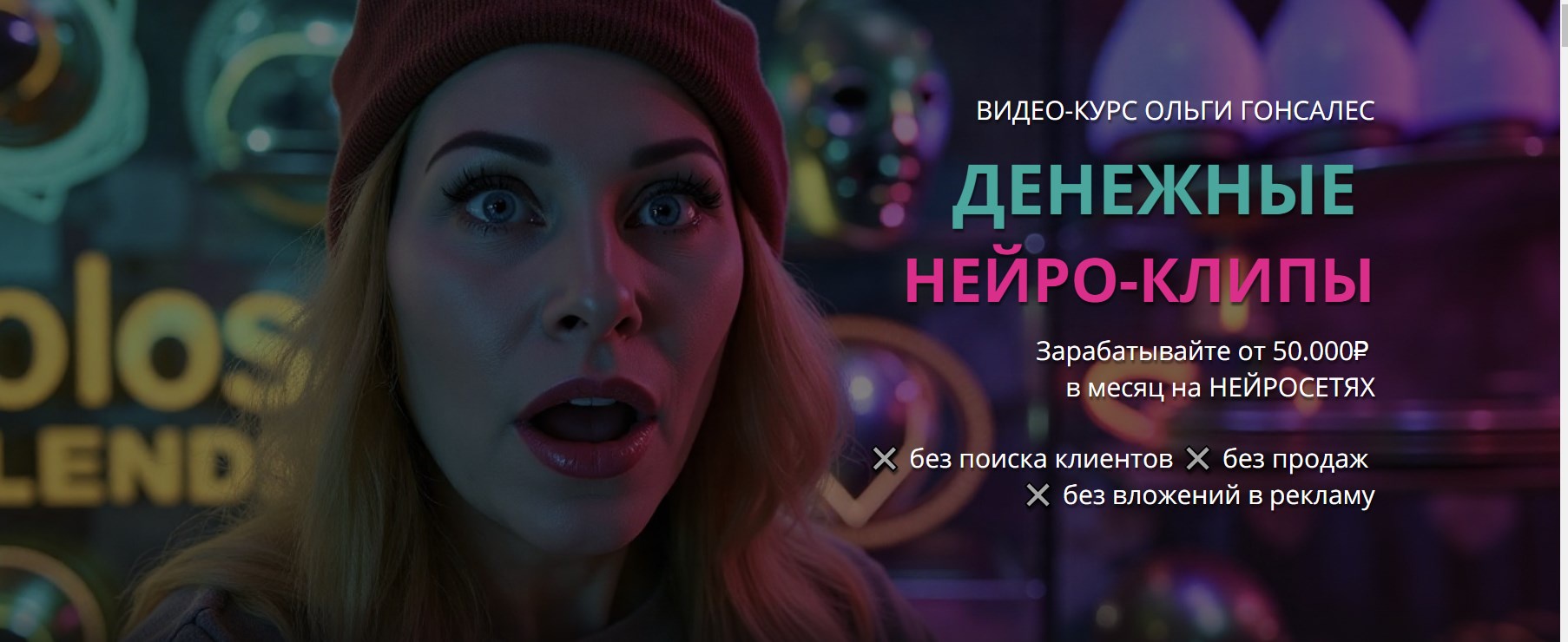 Денежные нейро-клипы. Тариф Максимум (Ольга Гонсалес)