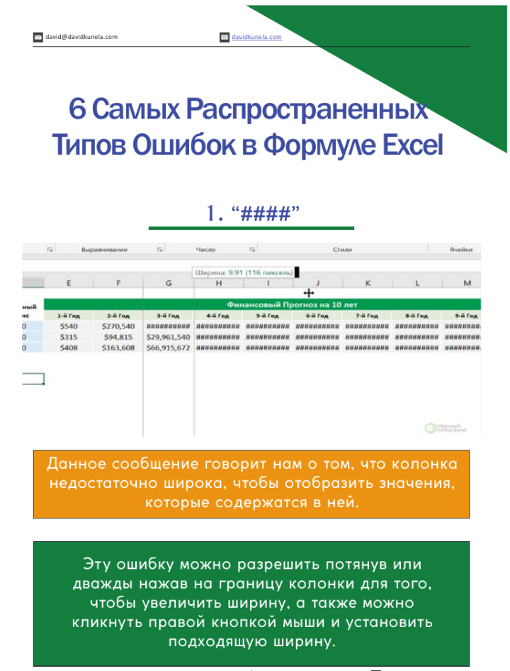 Продвинутый курс Excel. Формулы и Функции (David Kunela, Давид Кунела)