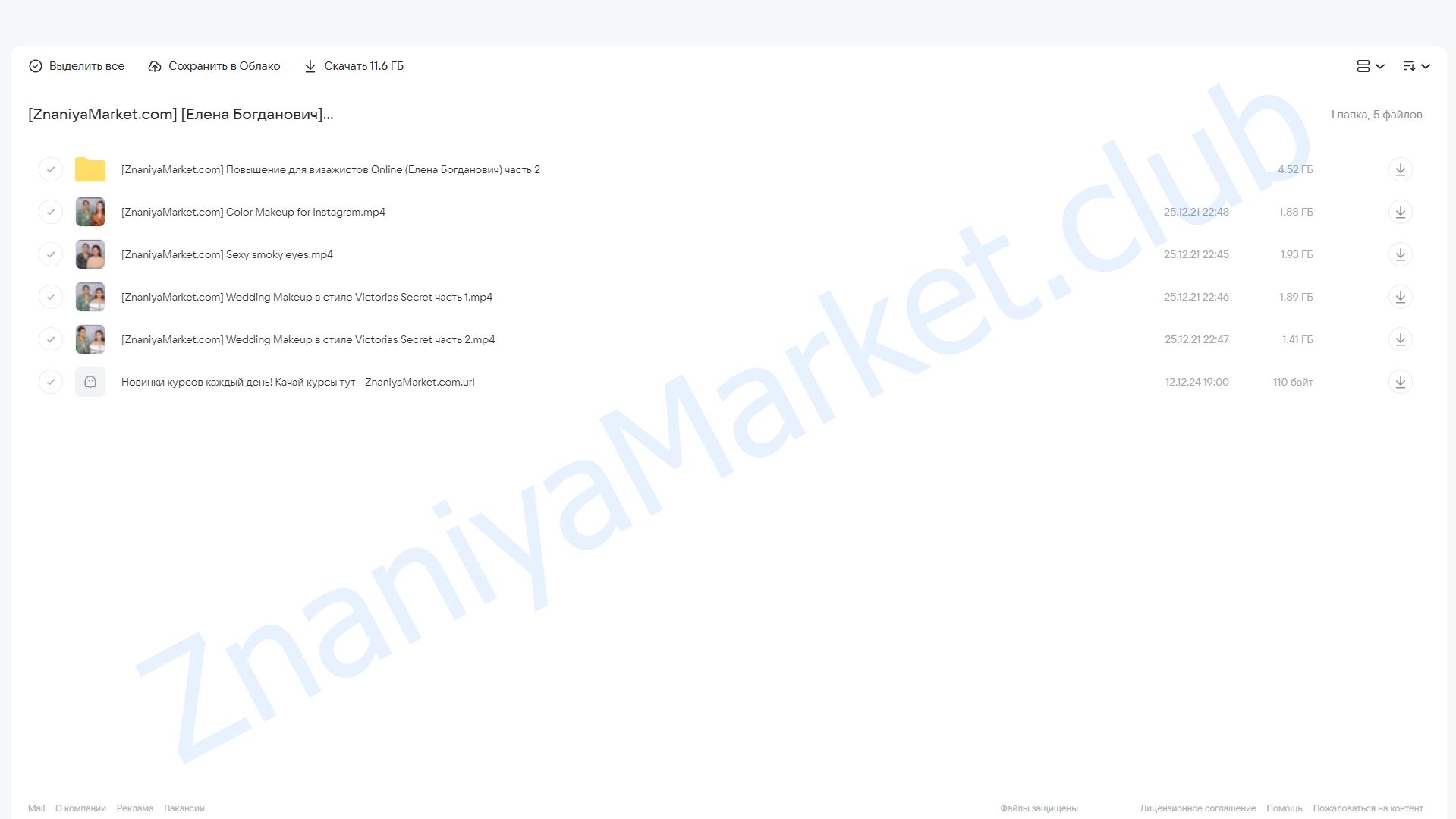 Повышение для визажистов/ Online (Елена Богданович) облако mail, фото 2 из 2.