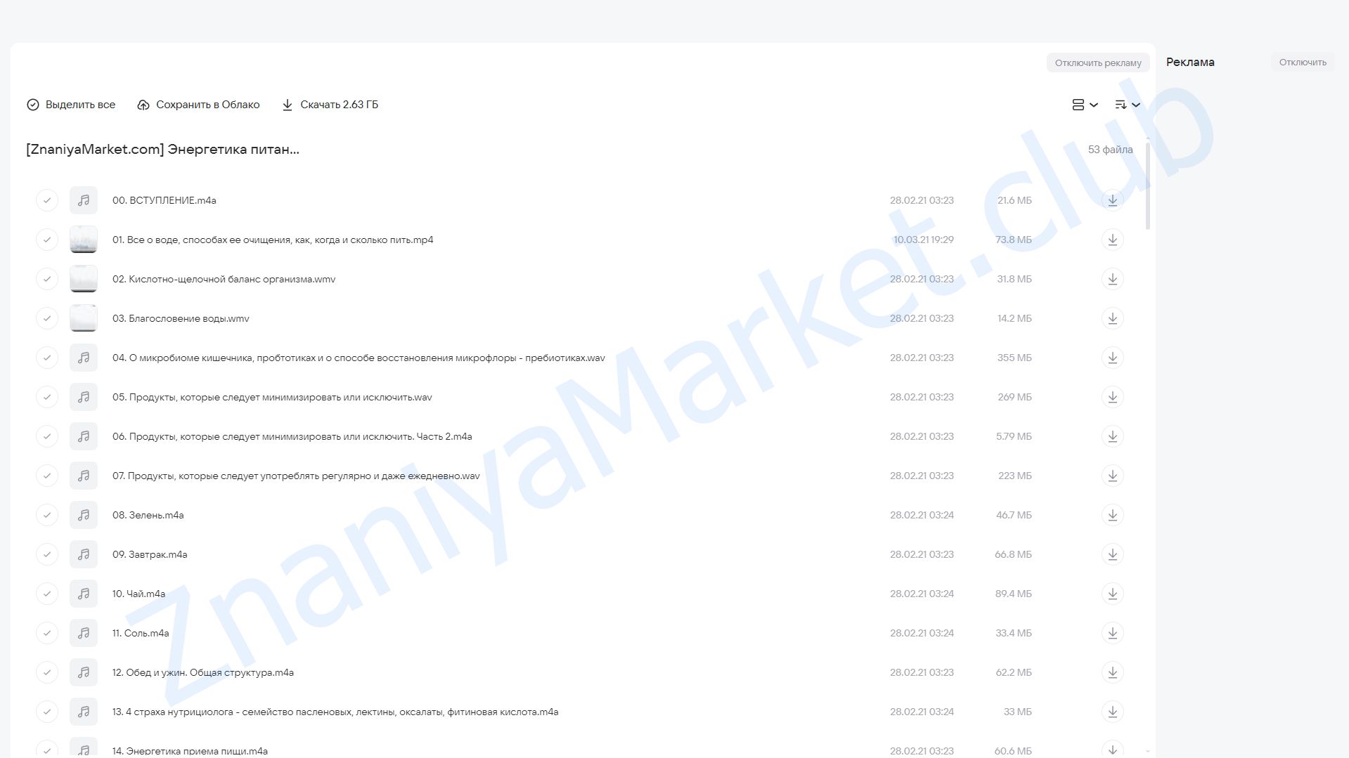 Энергетика питания (Нина Веркойен) облако mail, фото 2 из 2.