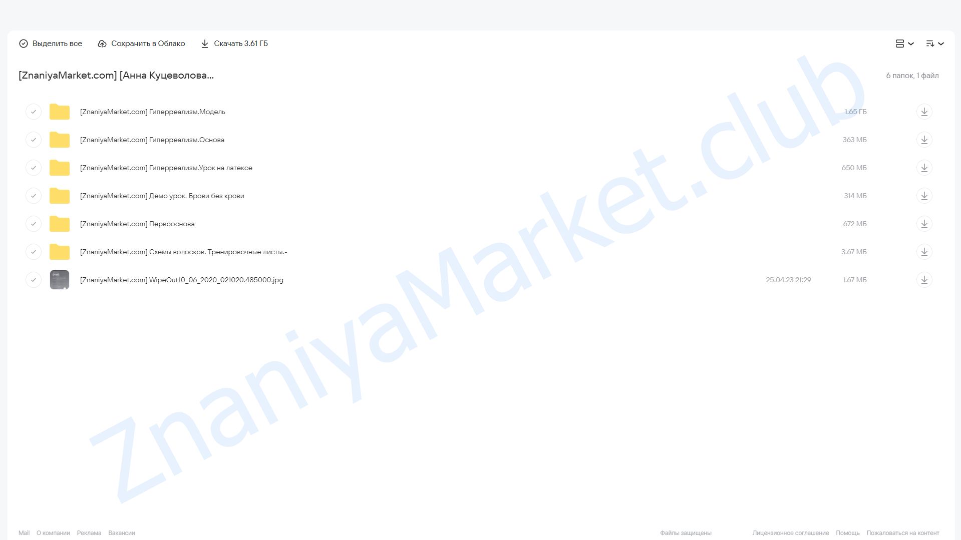 Online Мастер-класс Гиперреализм (Анна Куцеволова) облако mail, фото 2 из 2.