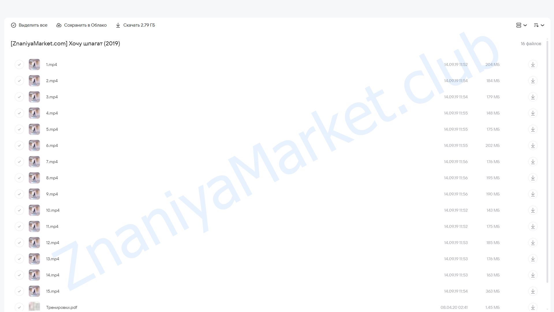 Онлайн курс развития гибкости и сексуальности (Елизавета Буданова) облако mail, фото 2 из 2.