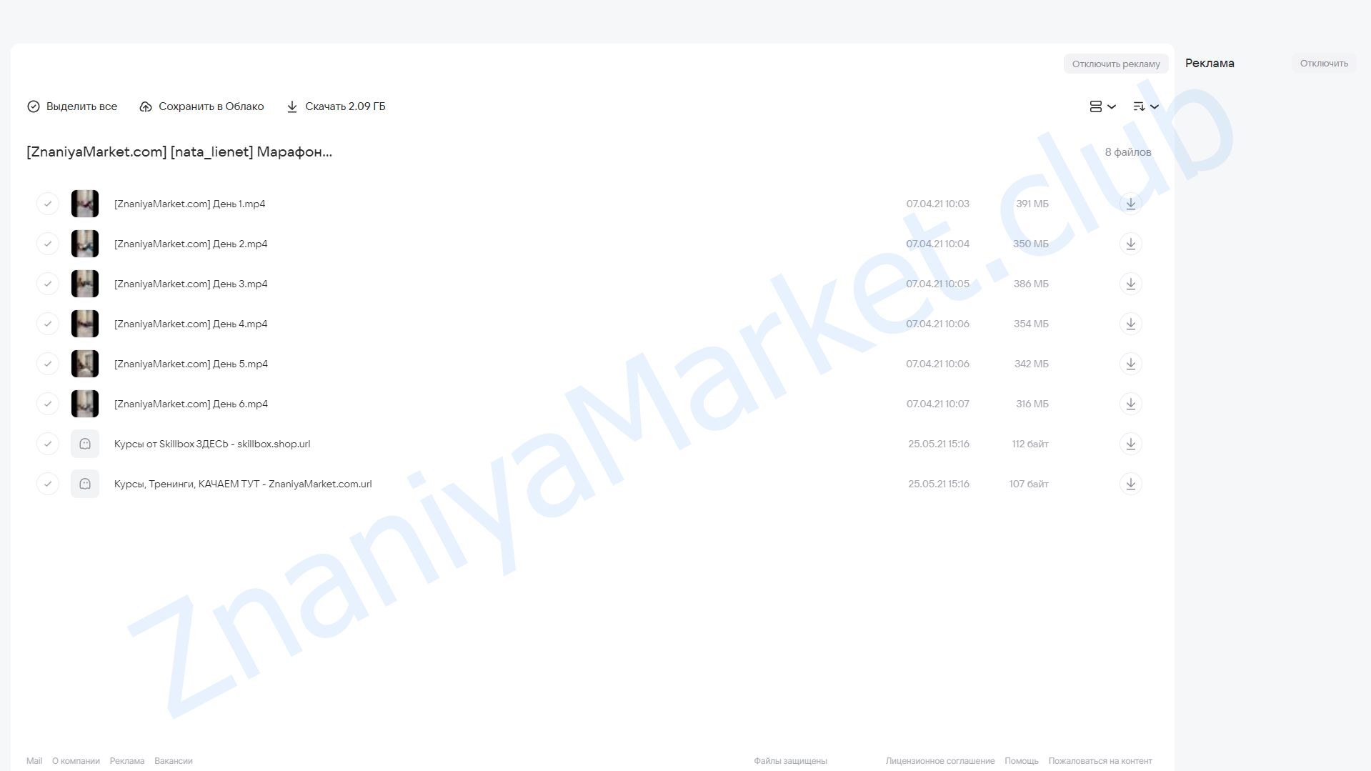 МарафонЧек «Сочный пресс» (nata_lienet) облако mail, фото 2 из 2.