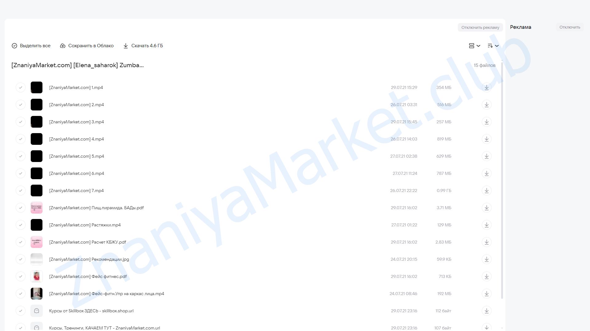 Zumba зарядки (Elena_saharok) облако mail, фото 2 из 2.