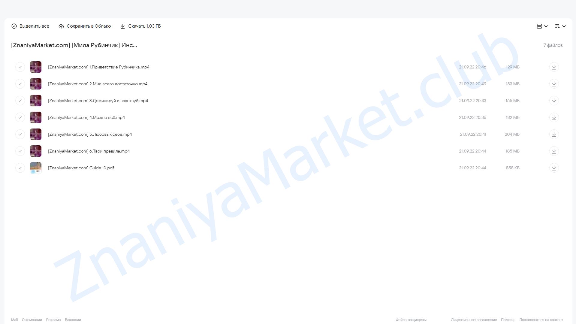 Инструкция по управлению женщиной (Мила Рубинчик) облако mail, фото 2 из 2.