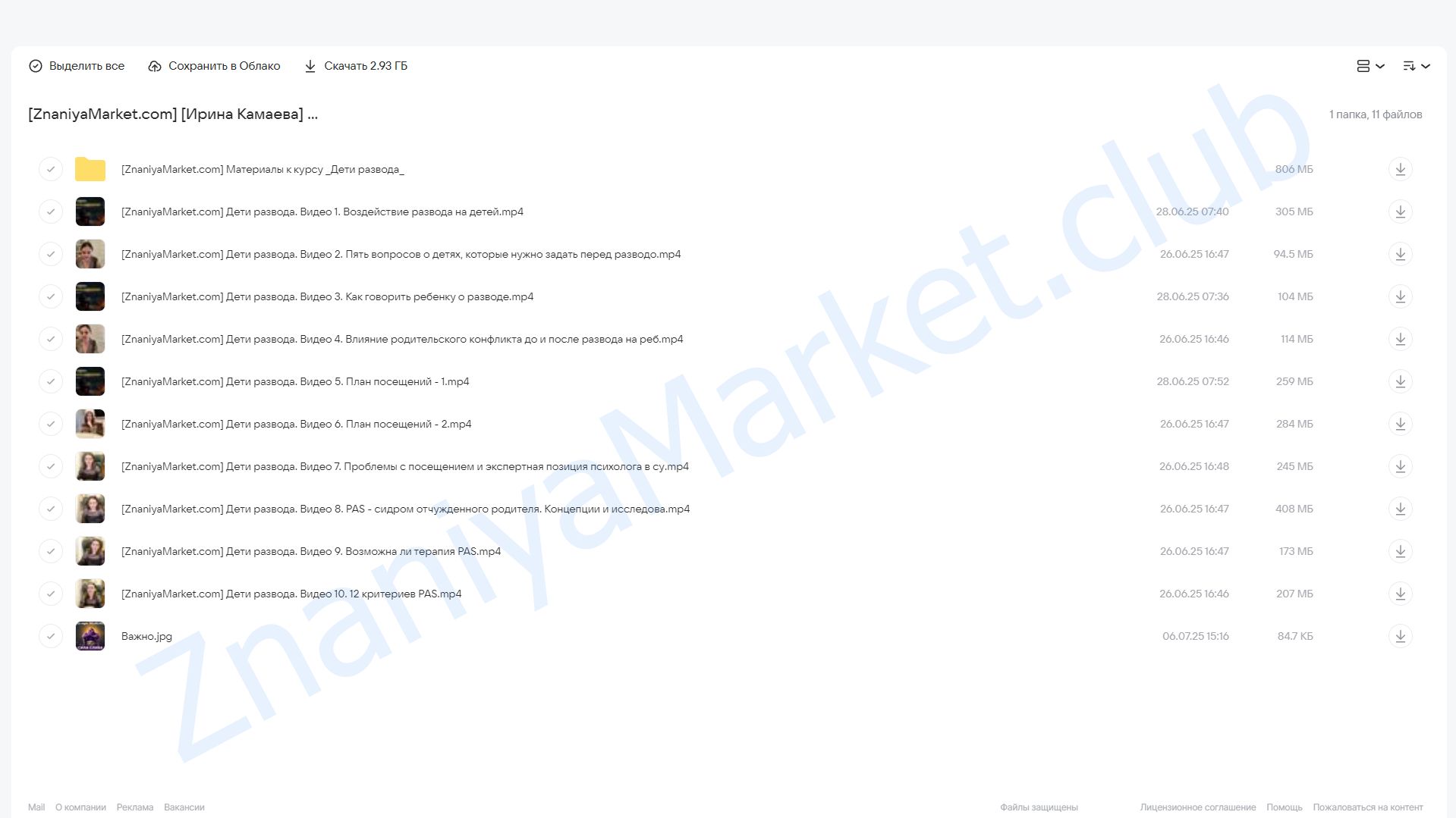 Дети развода (Ирина Камаева) облако mail, фото 2 из 2.