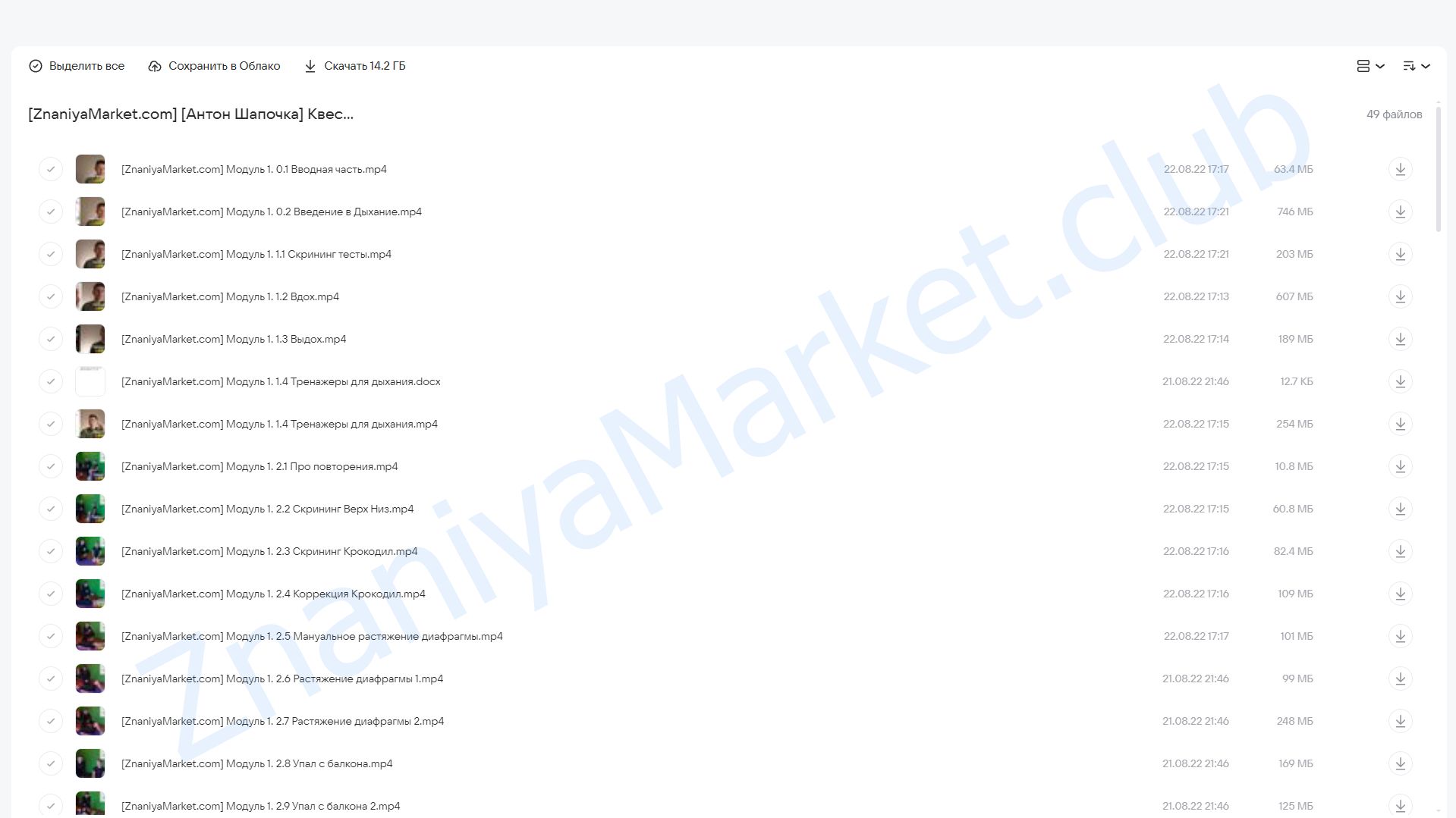 Квест по телу. Дыхание. Полный обучающий курс (Антон Шапочка) облако mail, фото 2 из 2.
