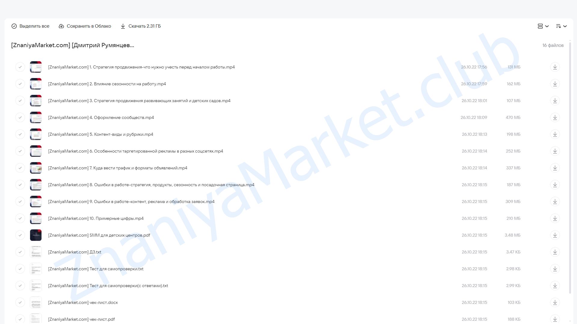 [Точка Доступа] SMM для детских центров (Дмитрий Румянцев, Наталия Франкель) облако mail, фото 2 из 2.