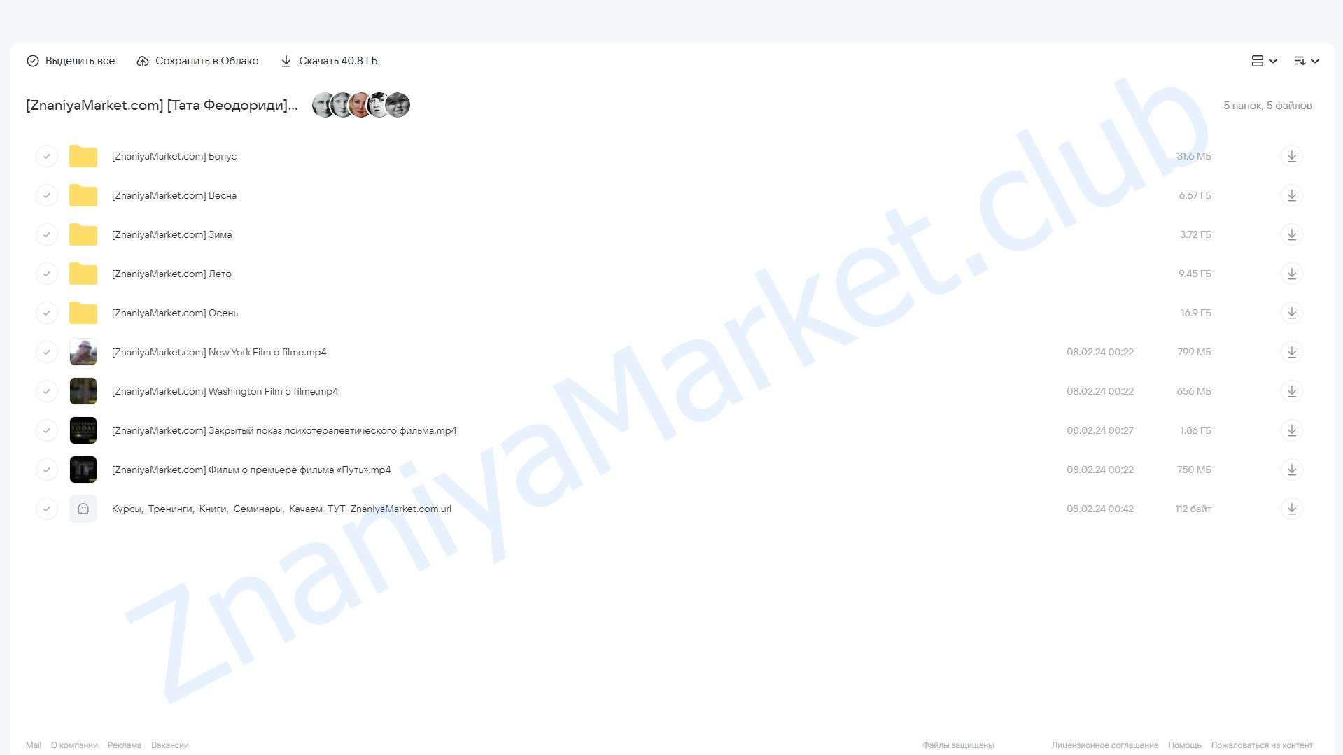 Год с Татой (Тата Феодориди) облако mail, фото 2 из 2.