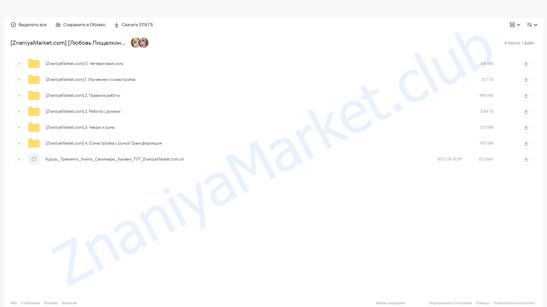 [dar.fenixa] Русские руны (Любовь Пищалкина) облако mail, фото 2 из 2.