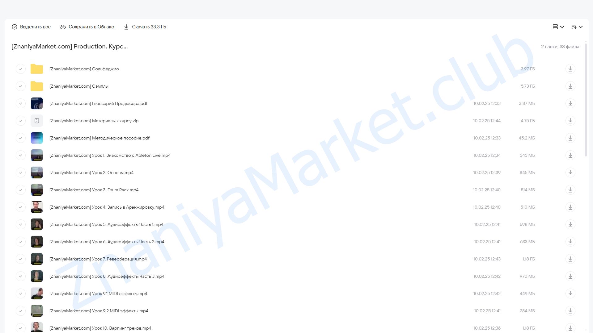 Production. Курс создания музыки с нуля до выпуска трека (Иван Романовский) облако mail, фото 2 из 2.