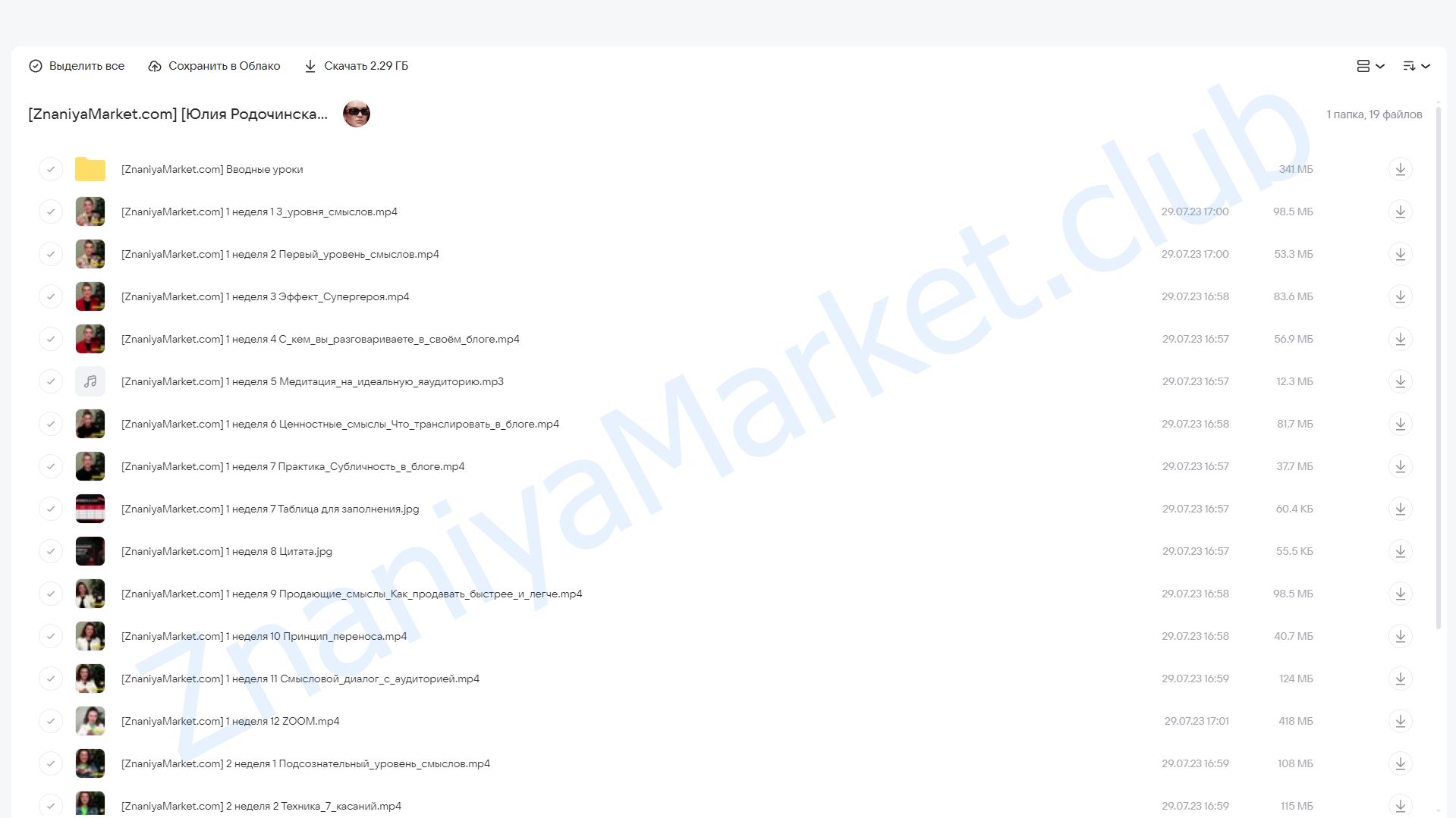 Смысли в смыслах. Как создавать смысловой контент в блоге (Юлия Родочинская) облако mail, фото 2 из 2.