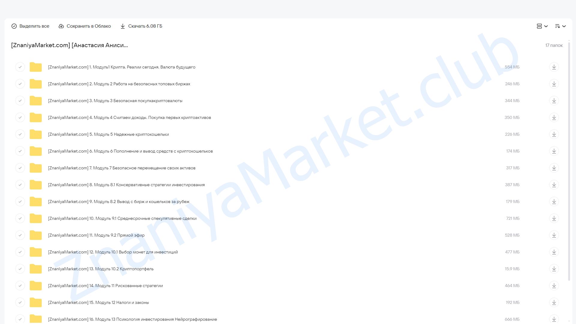 Крипторалли. Тариф С личным наставником (Анастасия Анисимова, Елена Назарова) облако mail, фото 2 из 2.