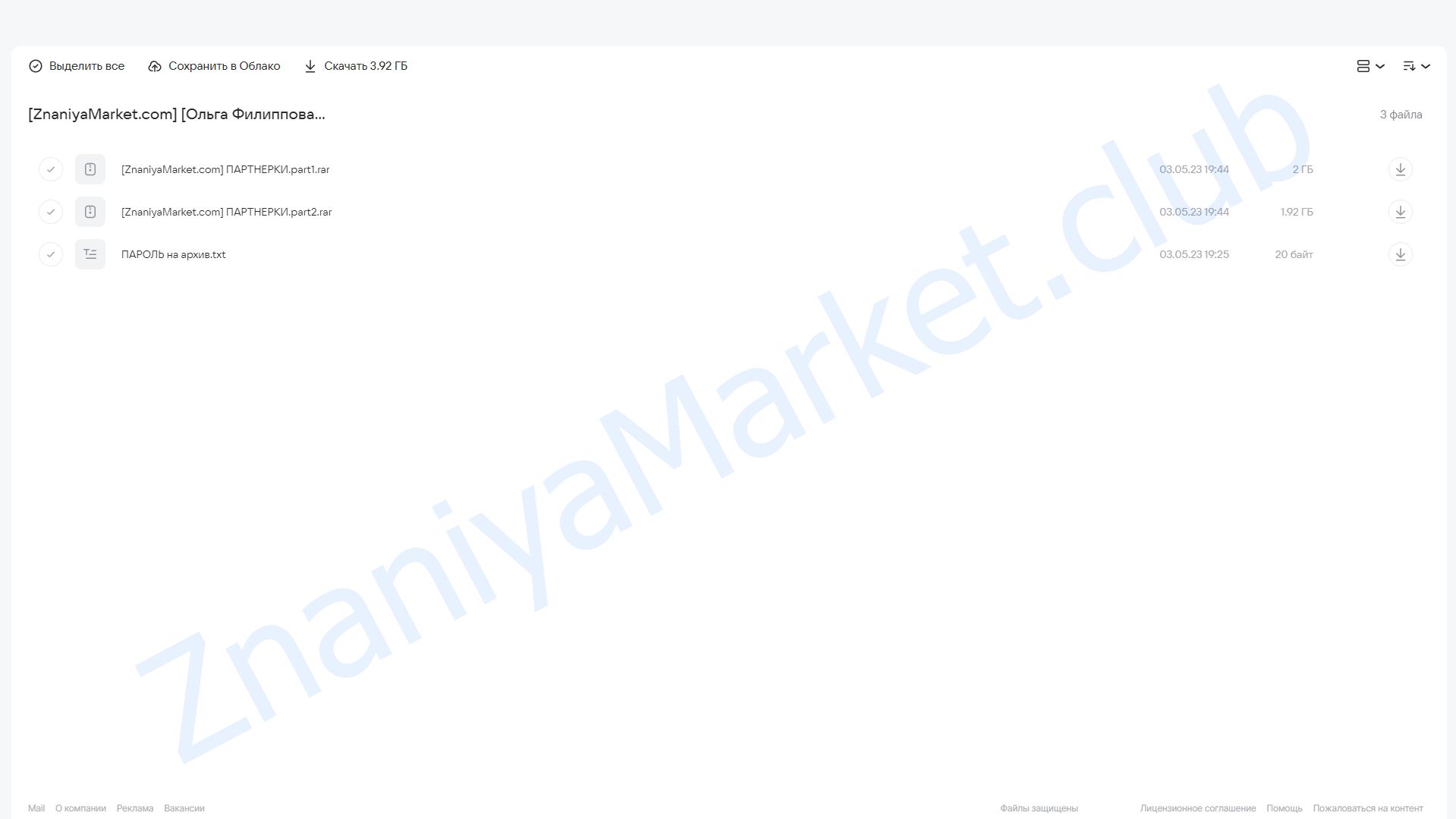 Партнерки на нейронках. Пакет Расширенный (Ольга Филиппова) облако mail, фото 2 из 2.