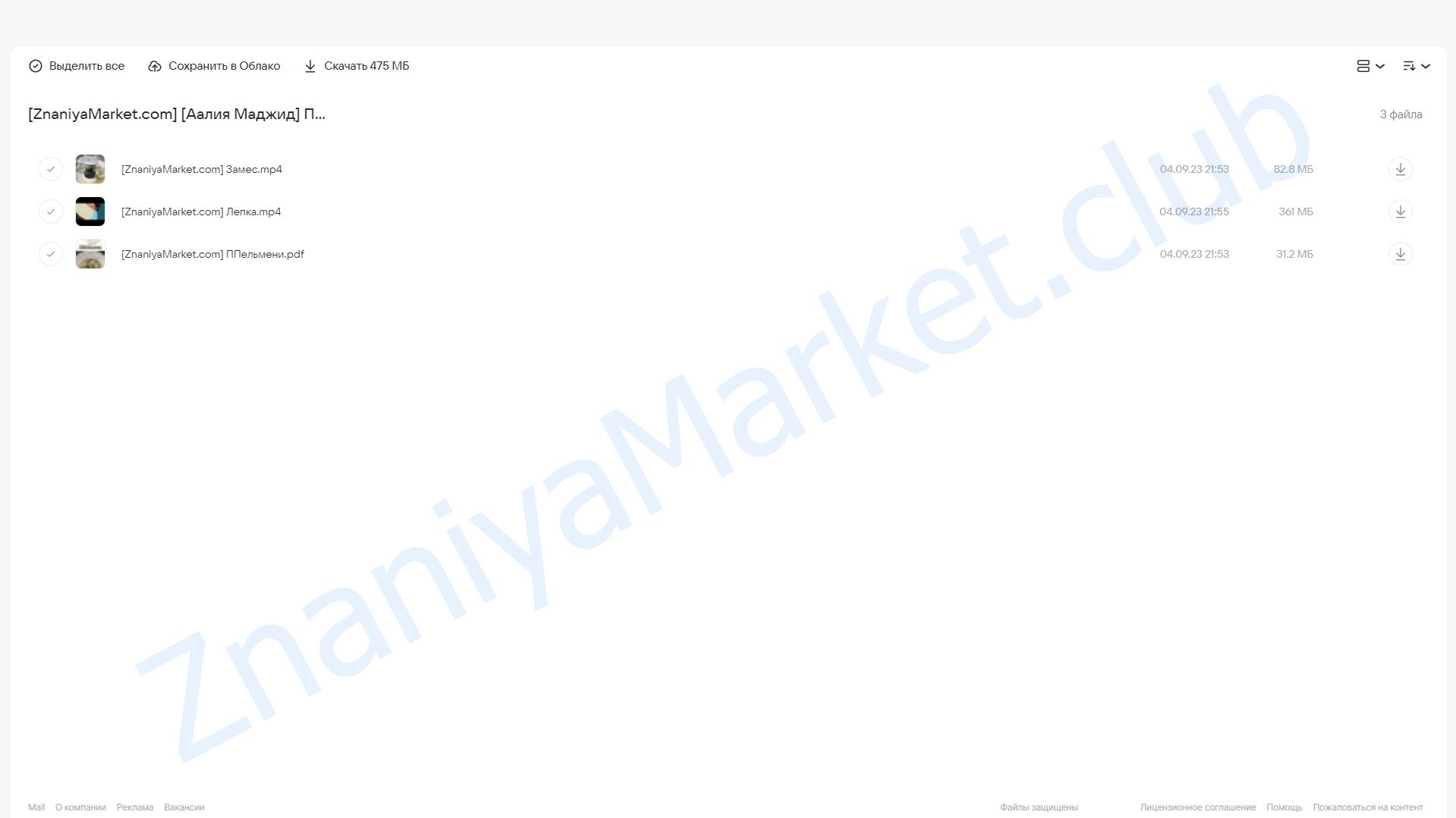 ПП-пельмени (Аалия Маджид) облако mail, фото 2 из 2.