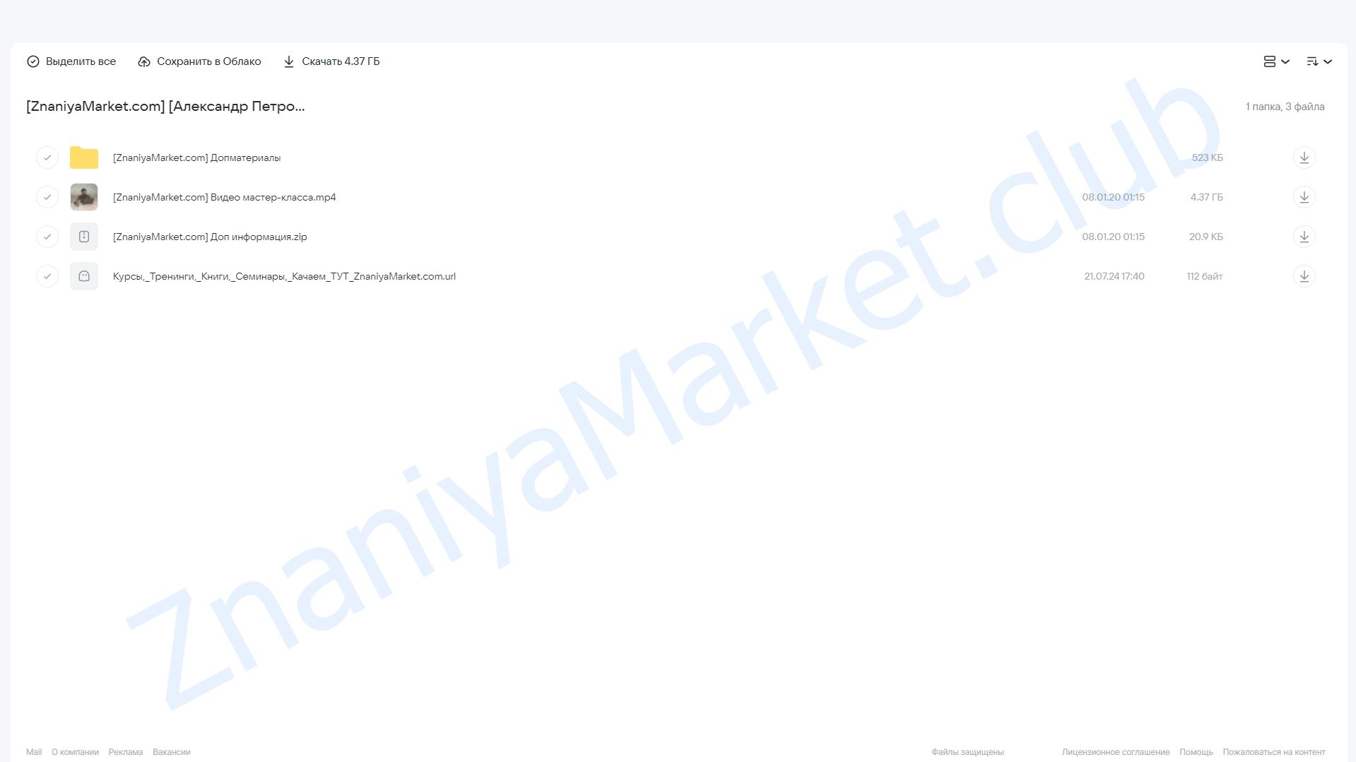 Мастер-класс по редактуре текста (Александр Петров) облако mail, фото 2 из 2.