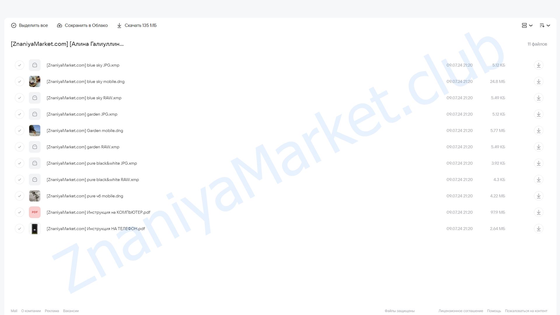 Old money presets pack (Алина Галиуллина) облако mail, фото 2 из 2.