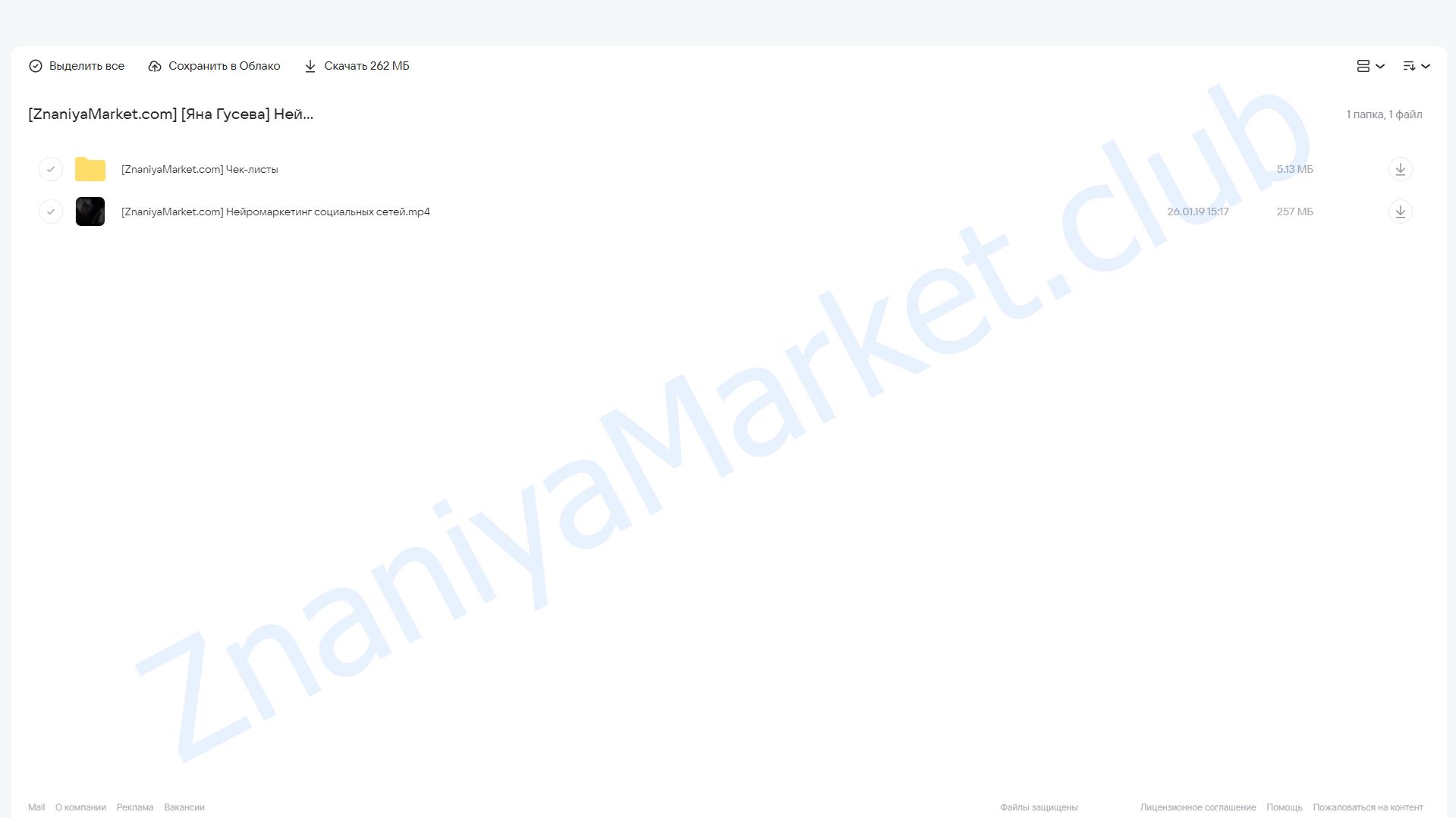 Нейромаркетинг социальных сетей (Яна Гусева) облако mail, фото 2 из 2.