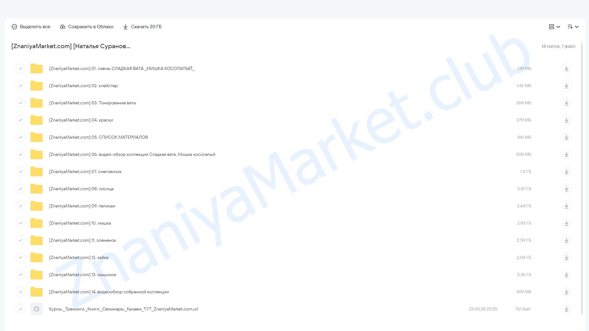 Сладкая вата. Мишка косолапый (Наталья Суранова) облако mail, фото 2 из 2.