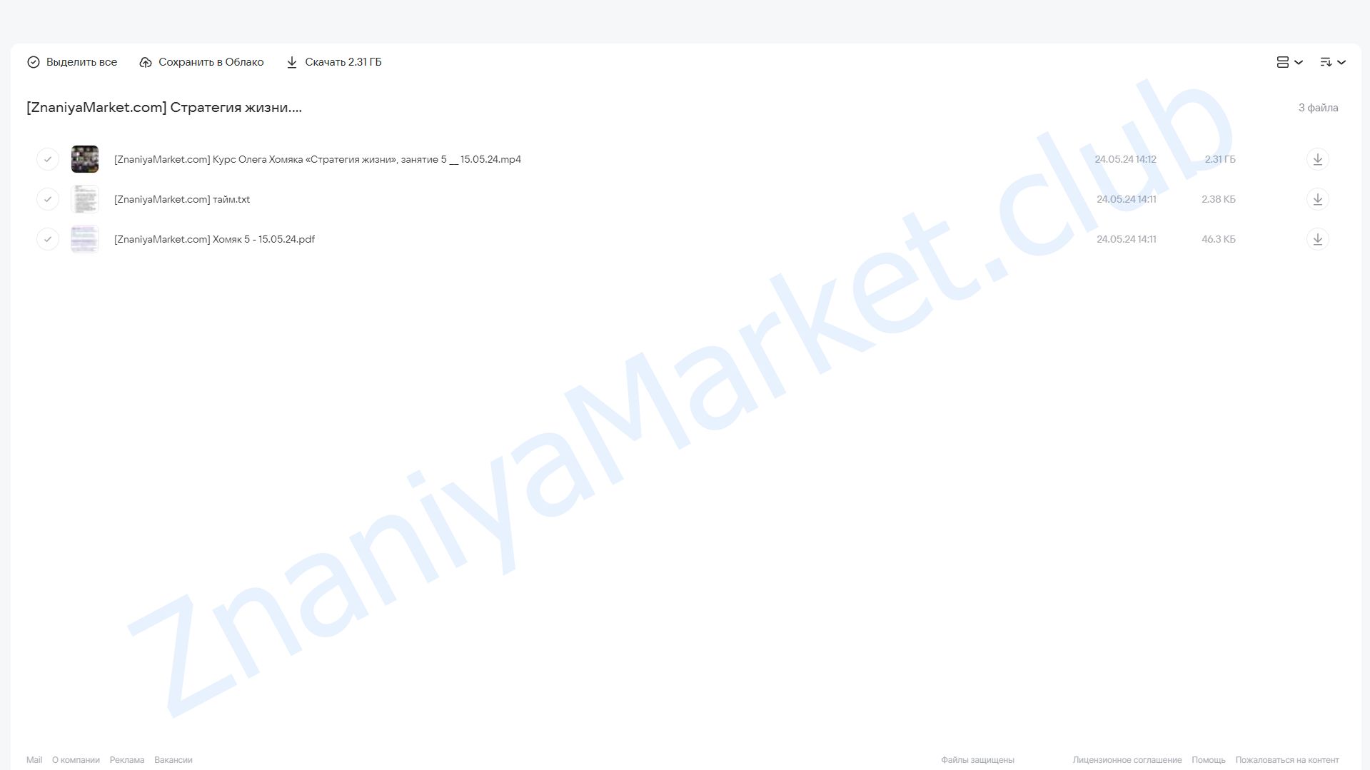 [Apeiron] Стратегия жизни. Занятие 5 (Олег Хомяк) облако mail, фото 2 из 2.