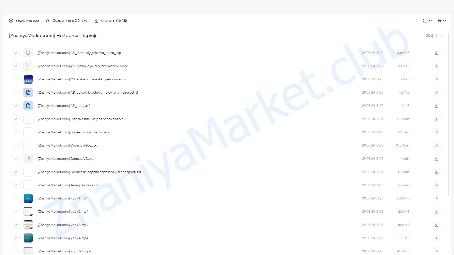 НейроБиз. Тариф Партнер (Сергей Валеев) облако mail, фото 2 из 2.