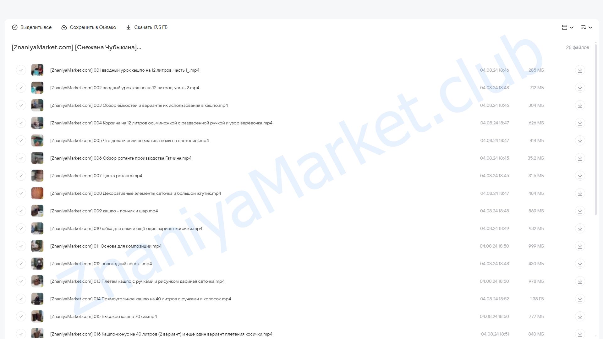 [Мастерская Хуторянка] Обучение в школе плетения кашпо (Снежана Чубыкина) облако mail, фото 2 из 2.