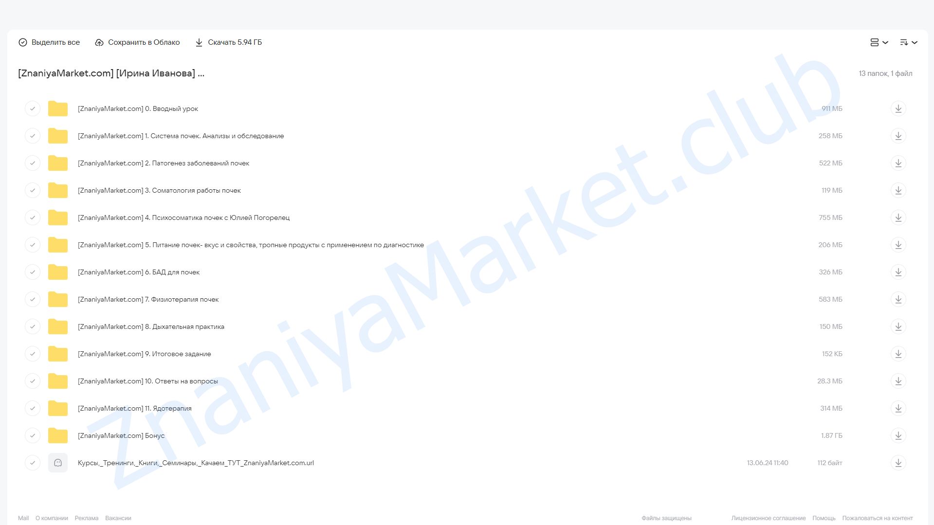 Почки — секрет молодости (Ирина Иванова) облако mail, фото 2 из 2.