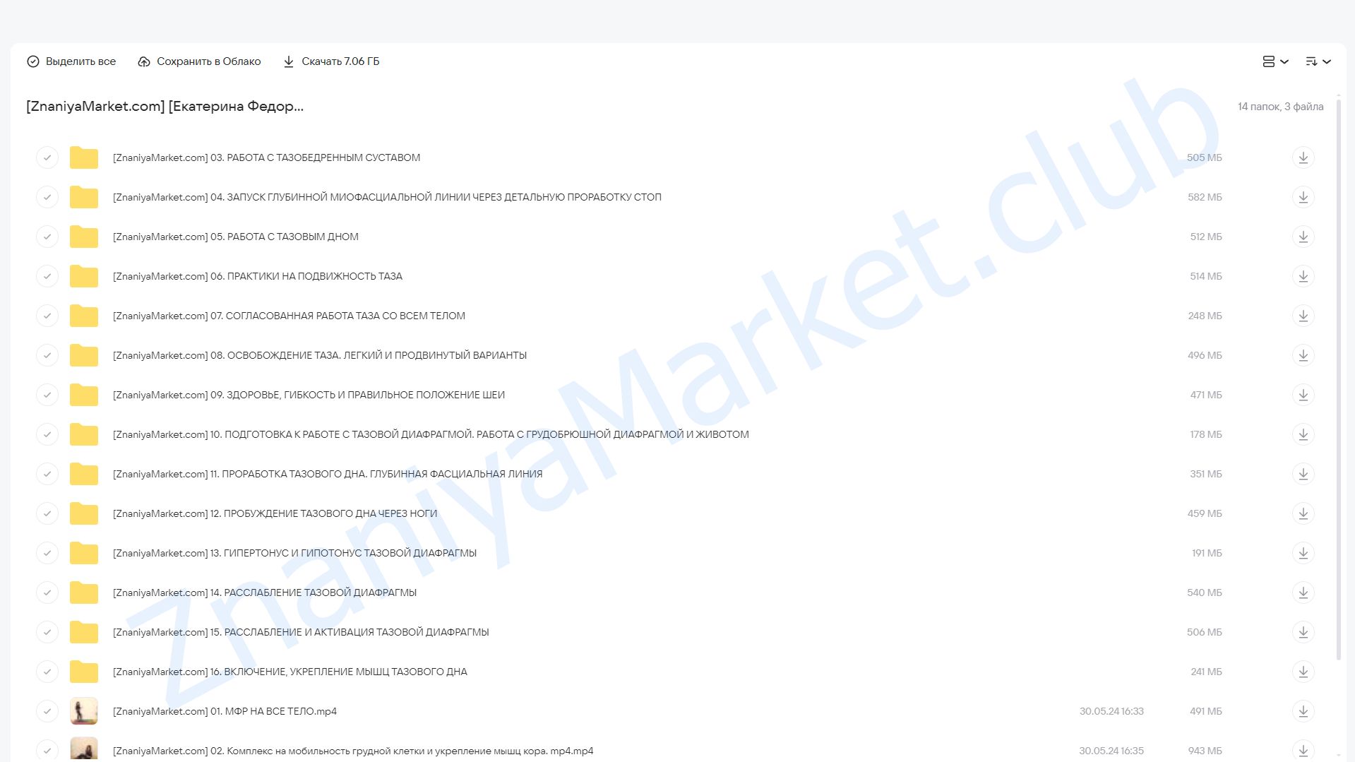 Таз и тазовое дно (Екатерина Федорова) облако mail, фото 2 из 2.