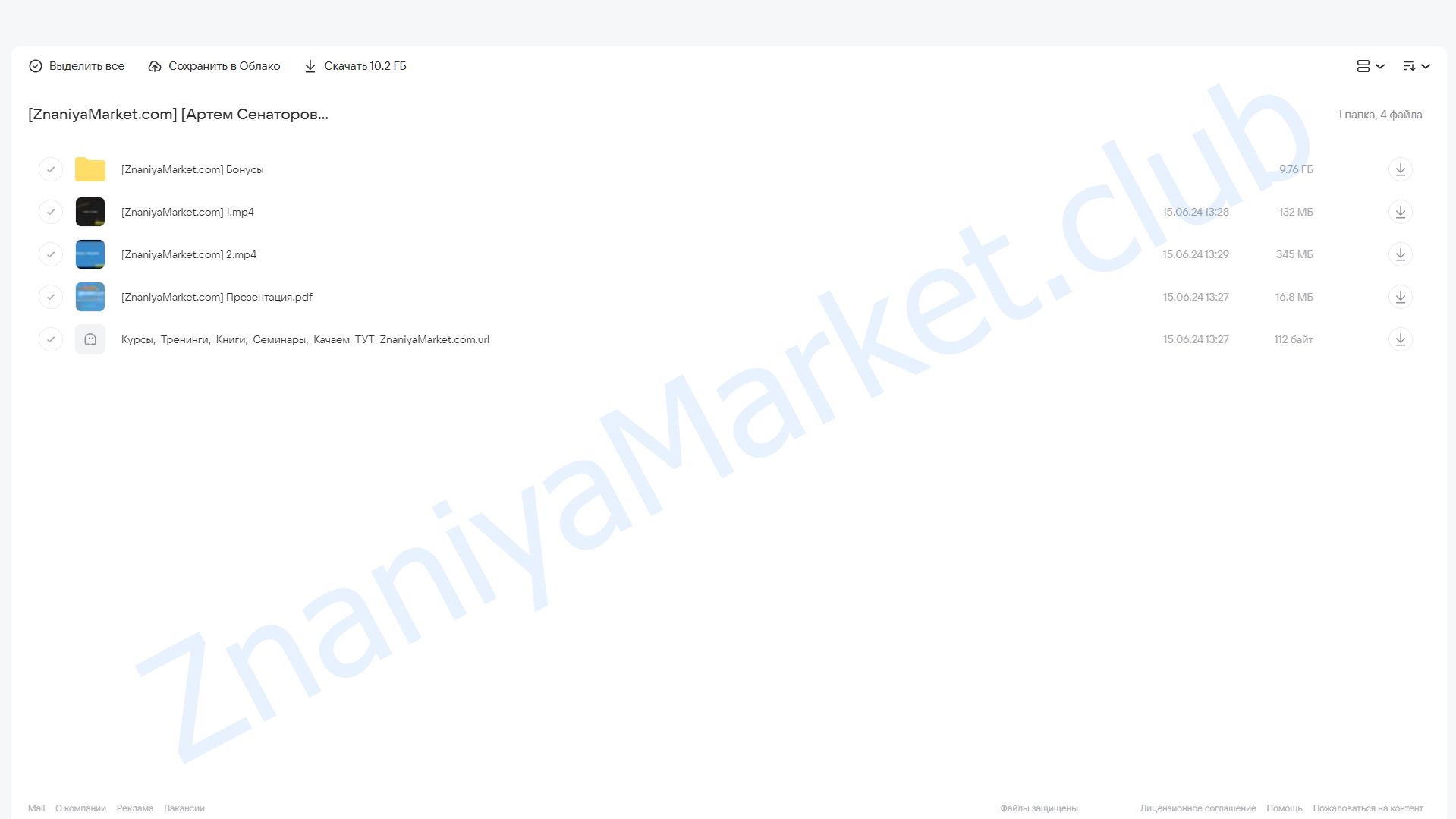 Интенсив по ведению личных Telegram-каналов 2.0 (Артем Сенаторов) облако mail, фото 2 из 2.