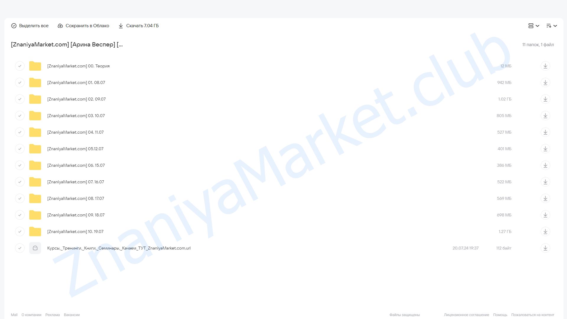 [Vesperfin] Серфинг рынка 2 (Арина Веспер) облако mail, фото 2 из 2.