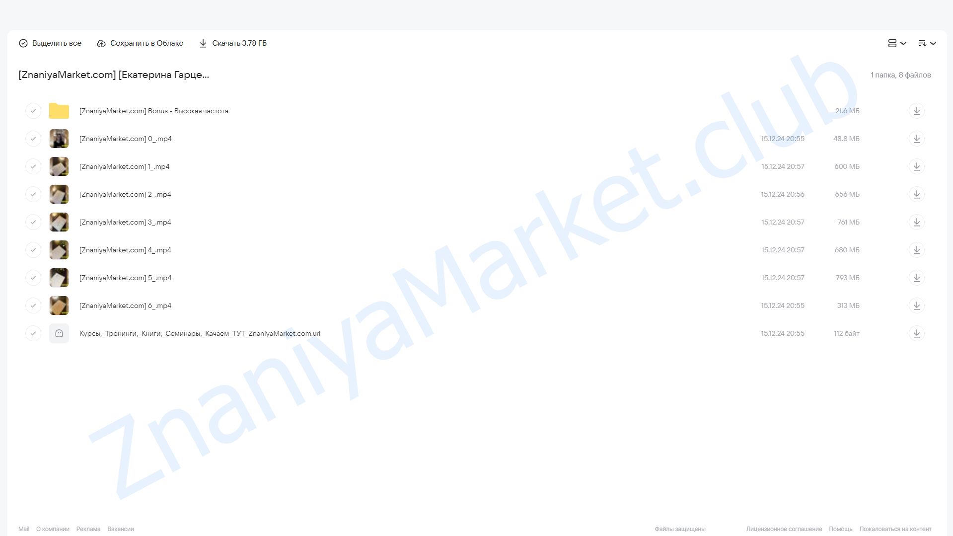 Кто я 2.0 (Екатерина Гарцева) облако mail, фото 2 из 2.