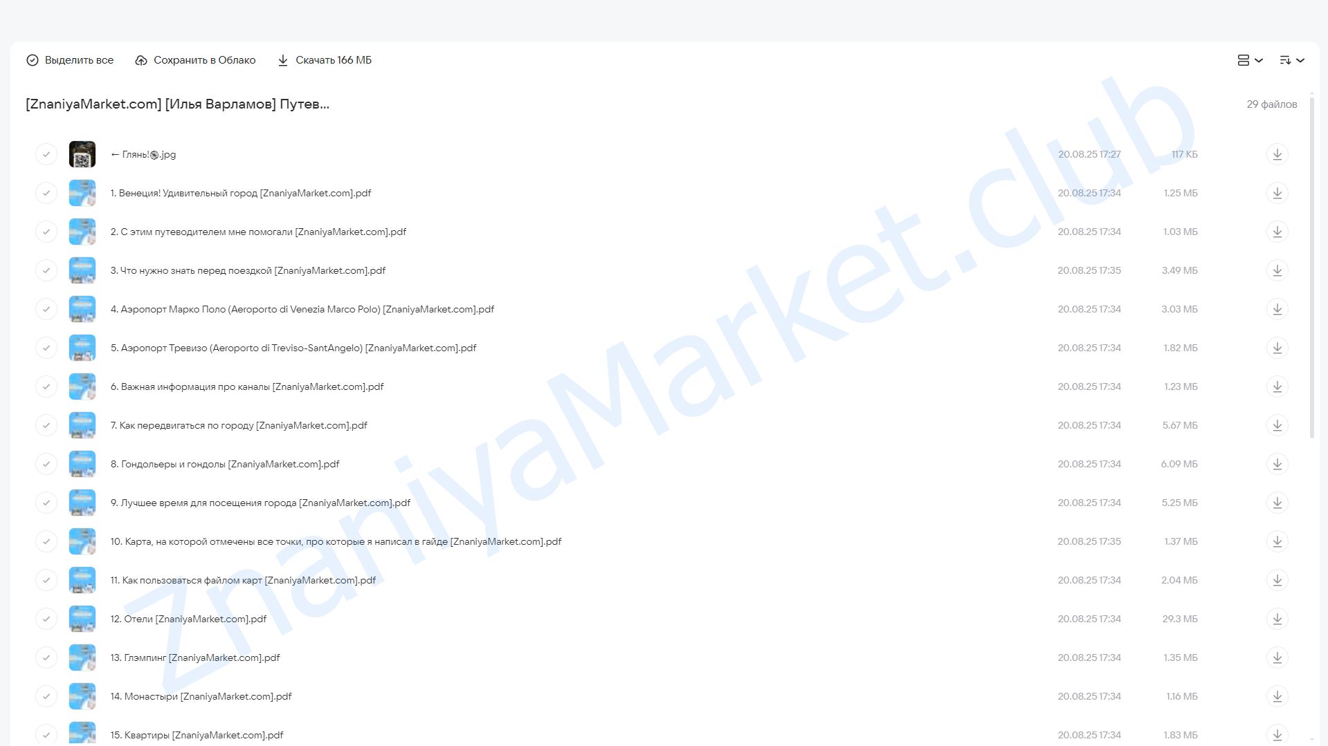 Путеводитель по городу Венеция (Илья Варламов) облако mail, фото 2 из 2.