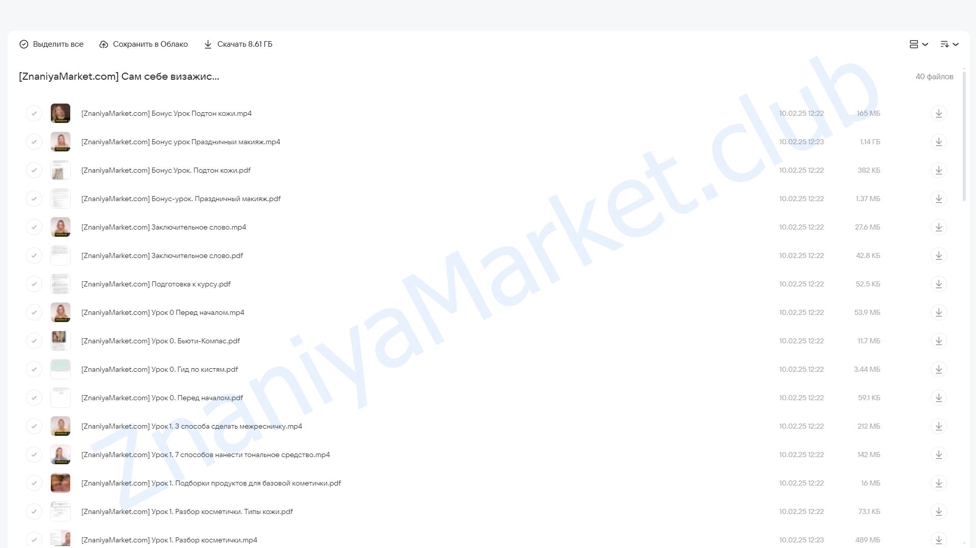 Сам себе визажист 6.0. Тариф Я сама (Ольга Фокс) облако mail, фото 2 из 2.