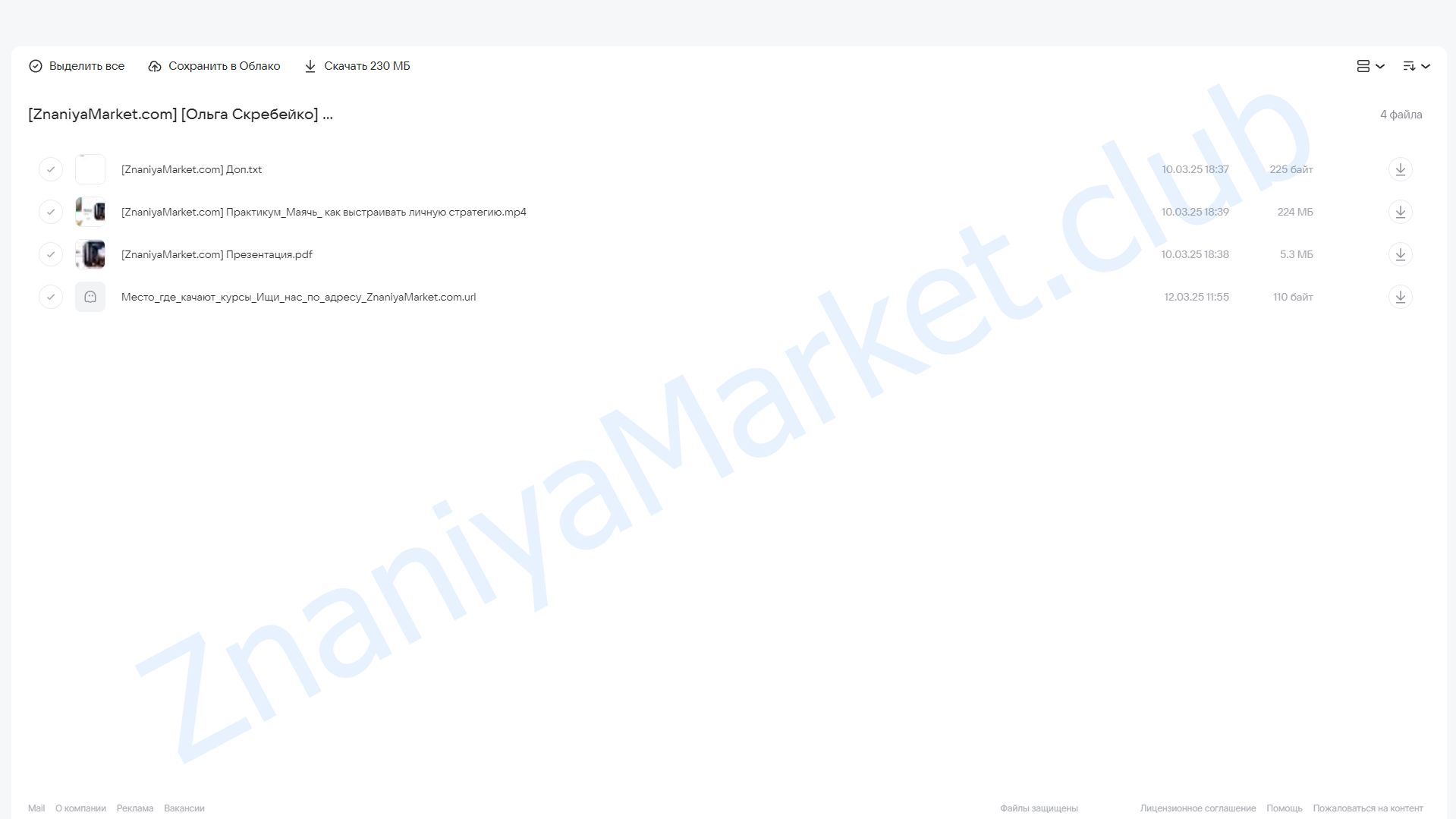 [Skrebeyko] Маячь! Практикум о личной стратегии (Ольга Скребейко) облако mail, фото 2 из 2.