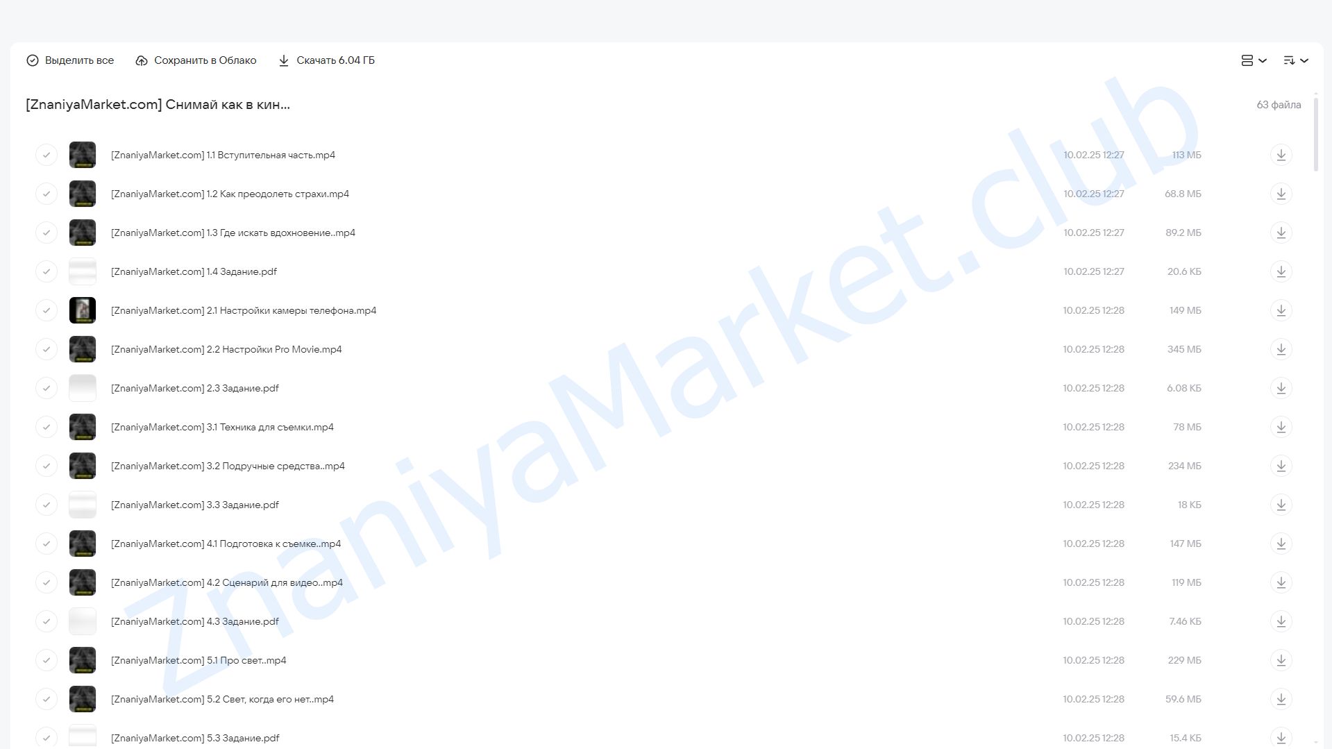 Снимай как в кино. Тариф Продвинутый (Виктория Смоляницкая) облако mail, фото 2 из 2.