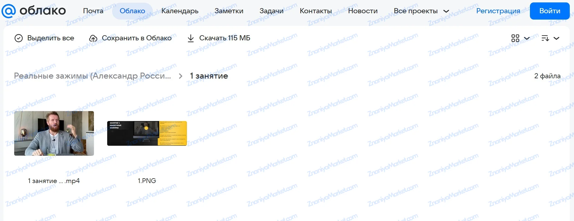 Реальные зажимы + Инстинкт власти и сексуальности (Александр Российский) файлы курса на Облако Mail скриншот 2