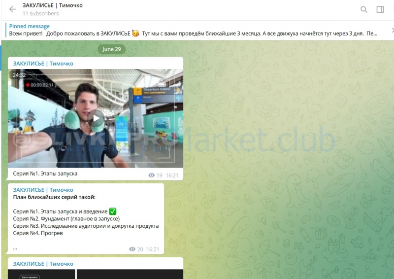 Обучающее реалити шоу Закулисье (Михаил Тимочко) скрин на облаке, фото 2 из 2.