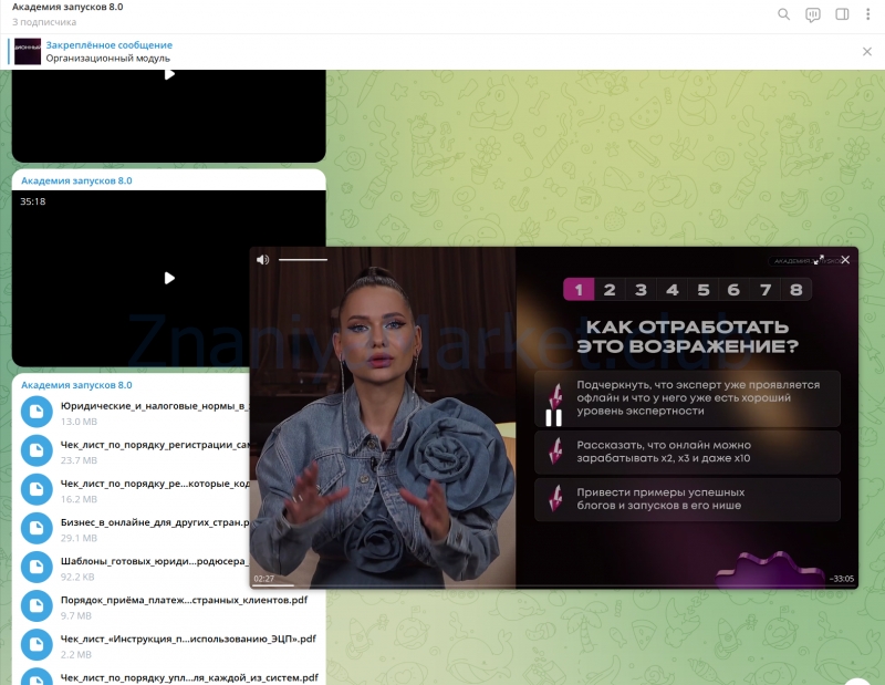 Академия запусков 8.0. Новая версия. Тариф Премиум (Настя Pixy) скрин на облаке, фото 2 из 2.