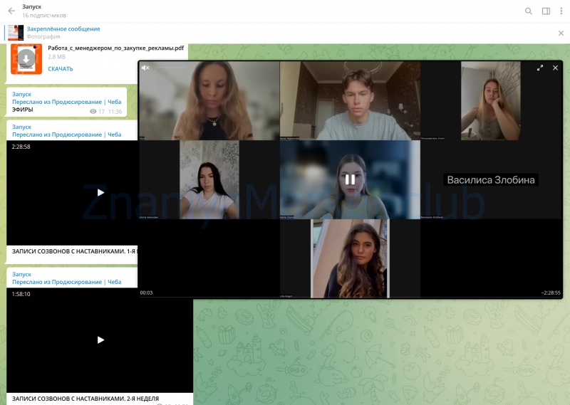 Курс по продюсированию. Тариф VIP (Элина Жгенти) скрин на облаке, фото 2 из 2.