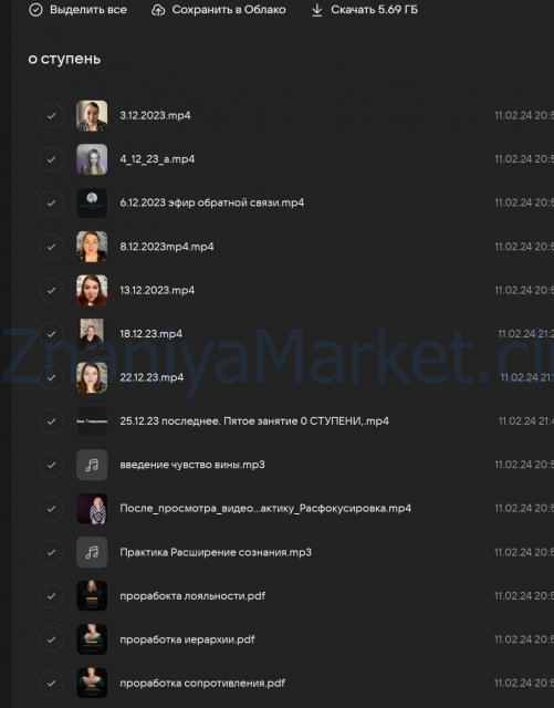 Технологии формирования и управления реальностью. Тариф Базовый (Инна Тлиашинова) скрин на облаке, фото 2 из 2.