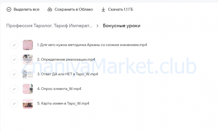 Профессия Таролог. Тариф Императрица (Алена Русова) скрин на облаке, фото 2 из 2.