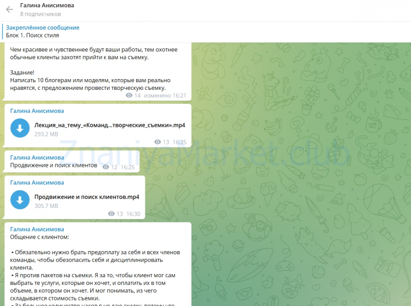 Фотонизм. Тариф Продвинутый (Галина Анисимова) скрин на облаке, фото 2 из 2.