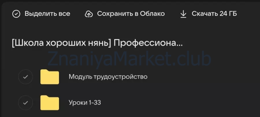 [Школа хороших нянь] Профессиональный курс для нянь (Ольга Чечулина) скрин на облаке, фото 2 из 2.