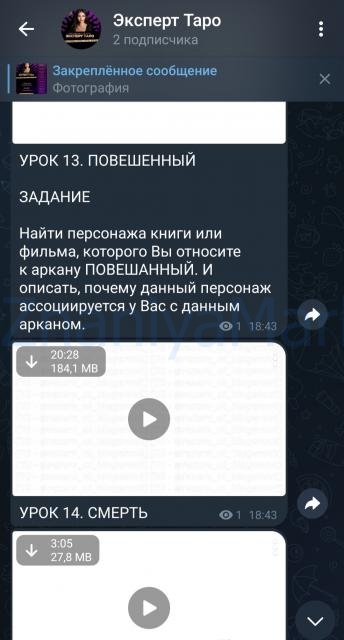 Эксперт таро, 5 поток. Тариф Персональный (Анастасия Лыкова) скрин на облаке, фото 2 из 2.