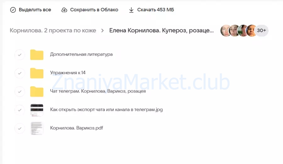 Псориаз, экзема, себорея, атопический дерматит, купероз, розацеа, варикоз (Елена Корнилова) скрин на облаке, фото 2 из 2.