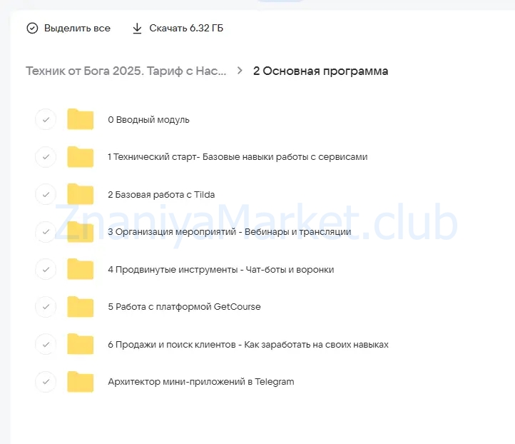 Техник от Бога 2025. Тариф с Наставником (Дмитрий Леншин, Иван Викторов) скрин на облаке, фото 2 из 2.